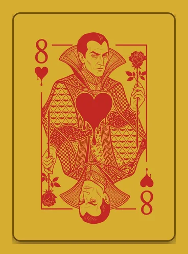 8 of Hearts, a Blood card